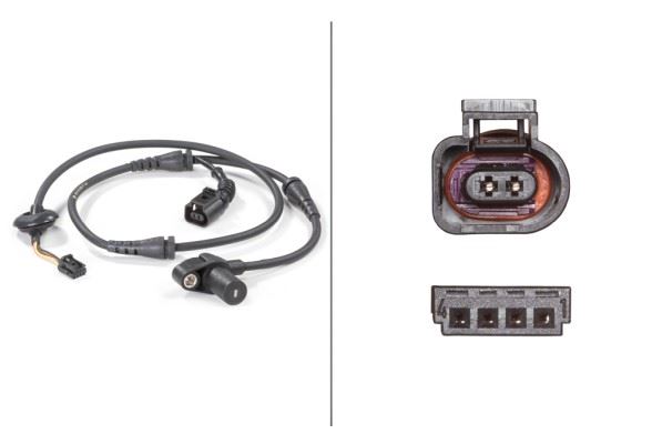 HELLA 6PU 012 806-171 Fren Sistemleri Sürüş Dinamiği Ayarı - AUDI A4 B6 (8E2) uyumlu