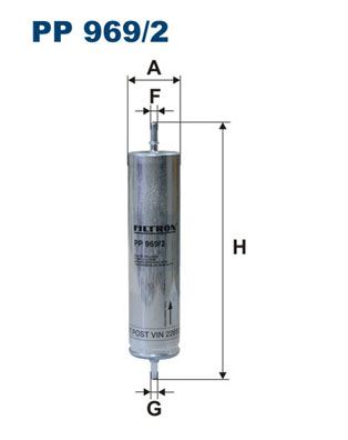 FILTRON PP 969/2 Yakıt Sistemi Yakıt Filtresi - LAND ROVER FREELANDER I (L314) uyumlu