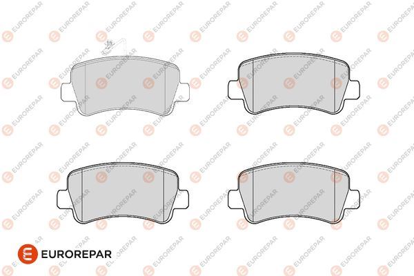 EUROREPAR 1686270980 Fren Sistemleri Fren Balatası - OPEL MOVANO B Minibüs/Otobüs (X62) uyumlu
