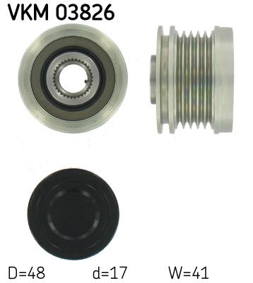 SKF VKM 03826 Elektrik Sistemi Alternatör - MERCEDES-BENZ A-SERISI (W169) uyumlu