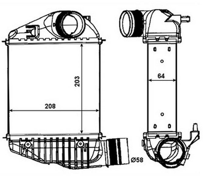 Turbo Radyatörü - IAU001062 Ürün Görseli