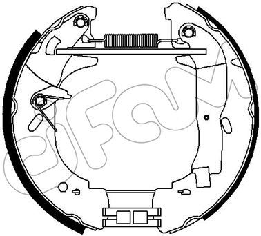 CIFAM 151-304 Fren Sistemleri Fren Pabucu - FORD TRANSIT Minibüs/Otobüs (E_ _) uyumlu