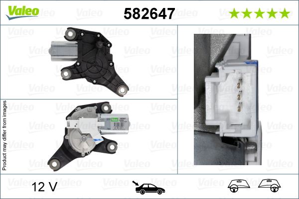 VALEO 582647 Kaporta & Gövde Parçaları Cam Silecek Mekanizması - PEUGEOT 508 I (8D_) uyumlu