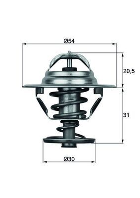 Termostat - MAHLE - TX1066D Ürün Görseli