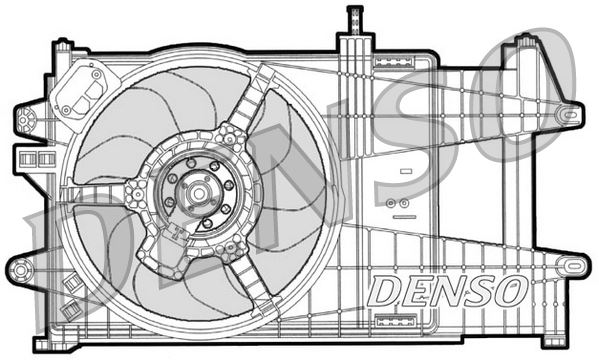 DENSO DER09039 Soğutma Sistemi Fan - LANCIA YPSILON (843_) uyumlu