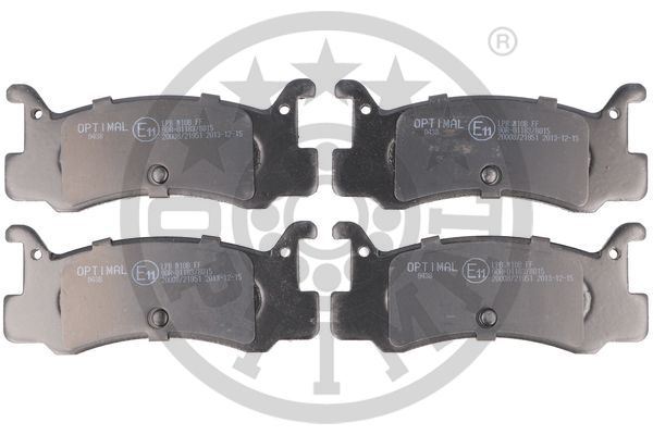 OPTIMAL BP-09438 Fren Sistemleri Fren Balatası - MAZDA 323 III Sedan (BF) uyumlu