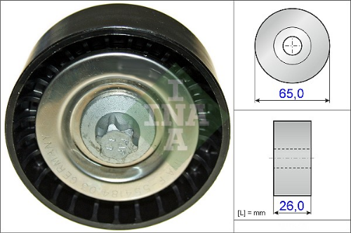 Schaeffler INA 532 0570 10 Motor Yönlendirme & Kılavuz Makarası - MERCEDES-BENZ CLS (C218) uyumlu