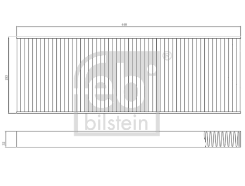 FEBI BILSTEIN 173019 İklimlendirme Sistemi Polen Filtresi - SCANIA S uyumlu