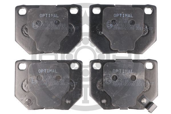 OPTIMAL BP-12647 Fren Sistemleri Fren Balatası - SUBARU IMPREZA Sedan (GD) uyumlu
