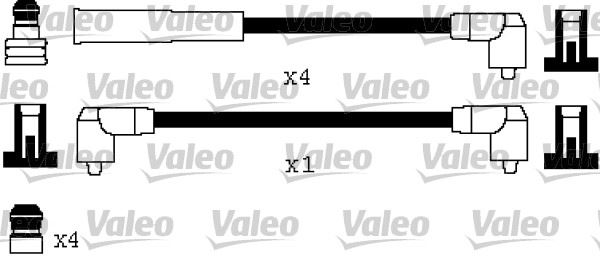 VALEO 346556 Ateşleme Sistemi Ateşleme Kablosu - SKODA FAVORIT (781) uyumlu