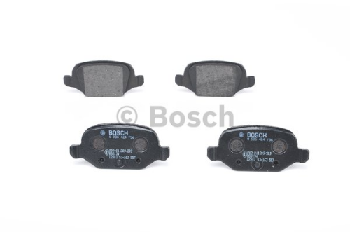 BOSCH 0 986 424 756 Fren Sistemleri Fren Balatası - FIAT PUNTO (188_) uyumlu