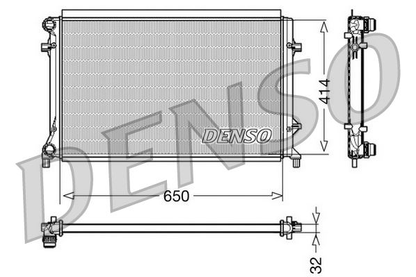 Su Radyatörü - DENSO - DRM32016 Ürün Görseli