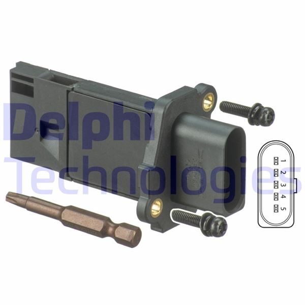 DELPHI AF10144-12B1 Motor Hava Kütle Ölçer (MAF Sensörü) - VW GOLF VI (5K1) uyumlu