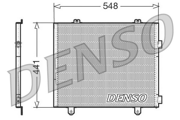 DENSO DCN23025 İklimlendirme Sistemi Klima Radyatörü - RENAULT TRUCKS MASCOTT Platform şasi uyumlu