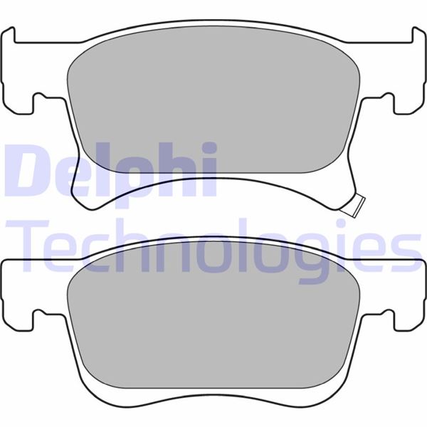 DELPHI LP3164 Fren Sistemleri Fren Balatası - OPEL ADAM (M13) uyumlu