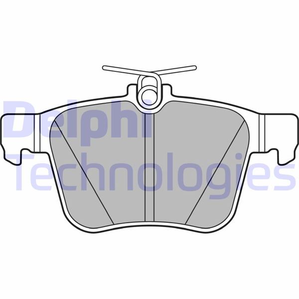 DELPHI LP2697 Fren Sistemleri Fren Balatası - VW GOLF VII Variant (BA5, BV5) uyumlu