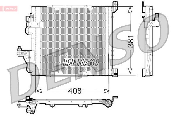 DENSO DCN20012 İklimlendirme Sistemi Klima Radyatörü - OPEL ASTRA H Kombi van (L70) uyumlu