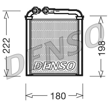 DENSO DRR32005 İklimlendirme Sistemi İç Mekan Isı Değiştirici - VW PASSAT B7 (362) uyumlu