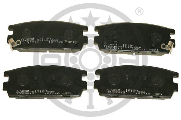 OPTIMAL BP-12190 Fren Sistemleri Fren Balatası - HYUNDAI TERRACAN (HP) uyumlu
