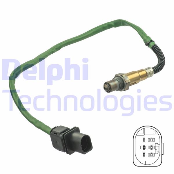 DELPHI ES21131-12B1 Emme & Egzoz Sistemi Egzoz Sensörleri - MERCEDES-BENZ C-SERISI (W204) uyumlu
