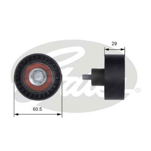 GATES T41233 Motor Yönlendirme & Kılavuz Makarası - FORD MONDEO II (BAP) uyumlu