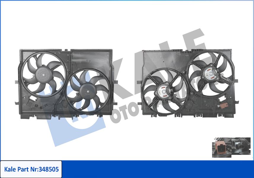 Radyatör Fanı - KALE OTO RADYATÖR - 348505 Ürün Görseli