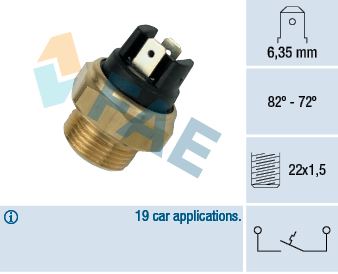 FAE 37380 Soğutma Sistemi Kontrol Ünitesi - SEAT 127 (127A) uyumlu