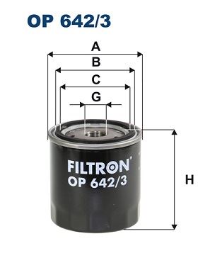 FILTRON OP 642/3 Motor Yağ Filtresi - NISSAN NAVARA NP300 (D40) uyumlu