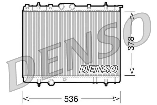DENSO DRM21030 Soğutma Sistemi Su Soğutucu & Parçaları - CITROËN BERLINGO / BERLINGO FIRST Kasa/büyük limuzin (M_) uyumlu