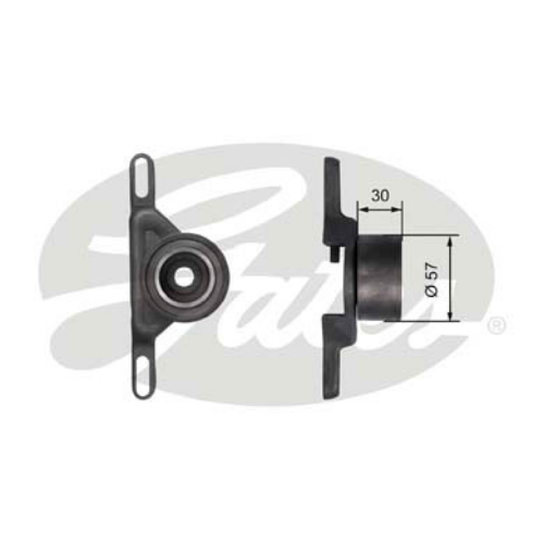 GATES T41147 Motor Kayış Kasnağı - FORD ESCORT IV (GAF, AWF, ABFT) uyumlu