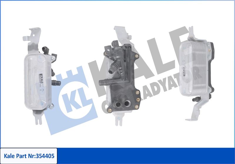 KALE OTO RADYATÖR 354405 Motor Yağ Soğutucusu - BMW 7 (F01, F02, F03, F04) uyumlu