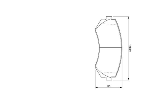 BOSCH 0 986 424 489 Fren Sistemleri Fren Balatası - NISSAN ALMERA I Hatchback (N15) uyumlu