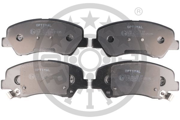 OPTIMAL BP-12672 Fren Sistemleri Fren Balatası - KIA RIO III (UB) uyumlu
