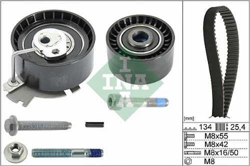 Schaeffler INA 530 0379 10 Motor Triger Seti - CITROËN C3 I (FC_, FN_) uyumlu