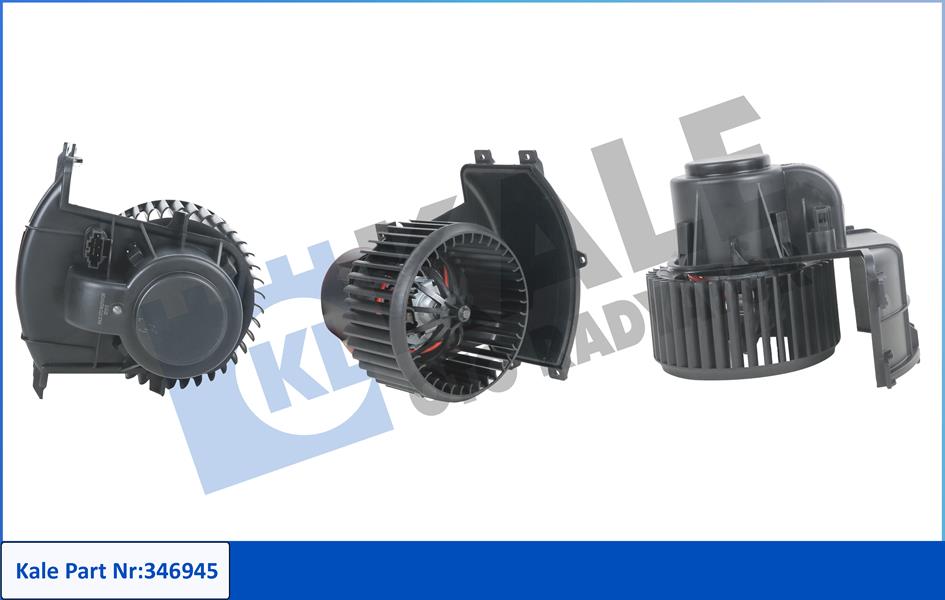 KALE OTO RADYATÖR 346945 İklimlendirme Sistemi Fan Parçaları - VW TRANSPORTER T5 Minibüs/Otobüs (7HB, 7HJ, 7EB, 7EJ) uyumlu