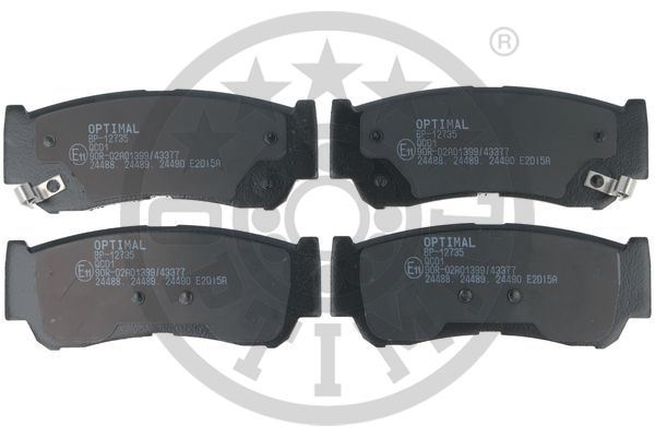 OPTIMAL BP-12735 Fren Sistemleri Fren Balatası - HYUNDAI H-1 Panelvan/Van (A1) uyumlu