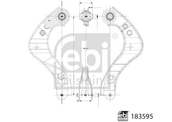 FEBI BILSTEIN 183595 Süspansiyon Sistemi Bugi Kolu - TOYOTA C-HR (_X1_) uyumlu
