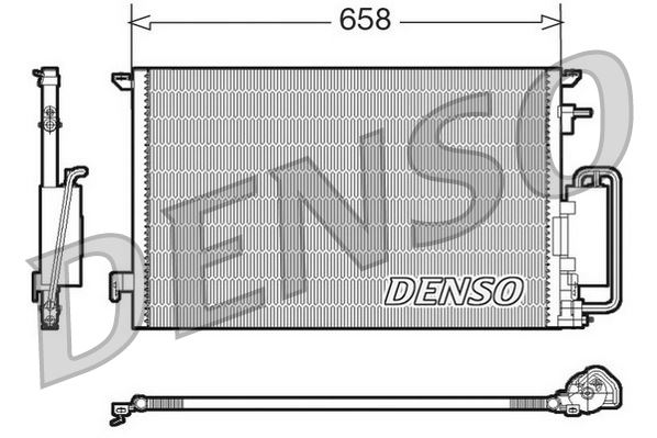 DENSO DCN20032 İklimlendirme Sistemi Klima Radyatörü - OPEL VECTRA C (Z02) uyumlu
