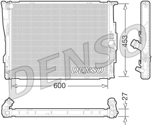 DENSO DRM05073 Soğutma Sistemi Su Soğutucu & Parçaları - BMW X1 (E84) uyumlu