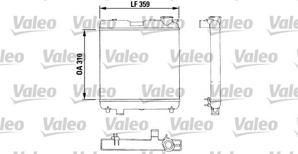 VALEO 883053 Soğutma Sistemi Su Soğutucu & Parçaları - FIAT PANDA (141_) uyumlu