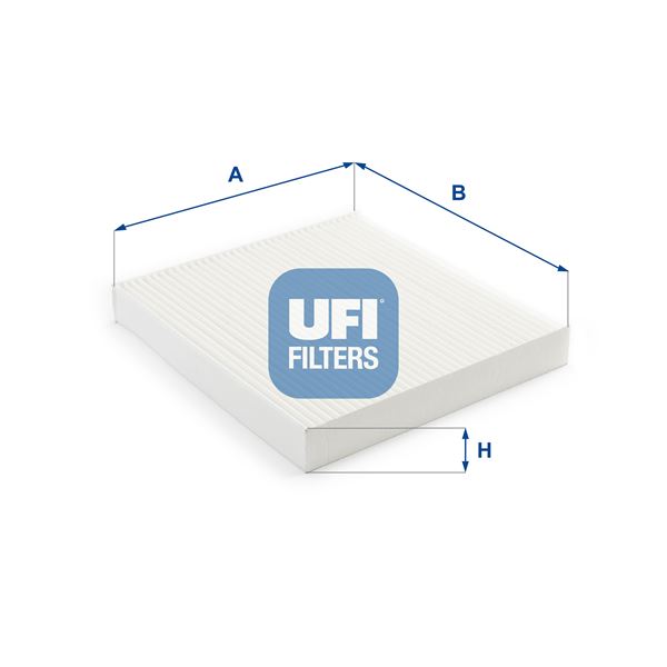 UFI 53.383.00 İklimlendirme Sistemi Polen Filtresi - FORD RANGER (TKE) uyumlu