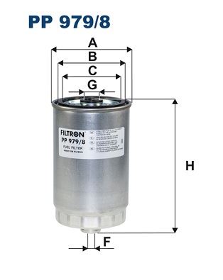 FILTRON PP 979/8 Yakıt Sistemi Yakıt Filtresi - KIA SORENTO II (XM) uyumlu