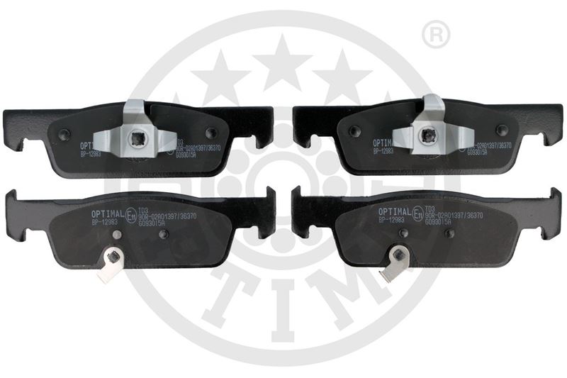 OPTIMAL BP-12983 Fren Sistemleri Fren Balatası - SMART FORTWO Coupe (453) uyumlu