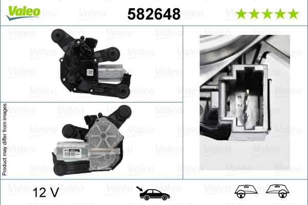 VALEO 582648 Kaporta & Gövde Parçaları Cam Silecek Mekanizması - PEUGEOT 2008 I (CU_) uyumlu