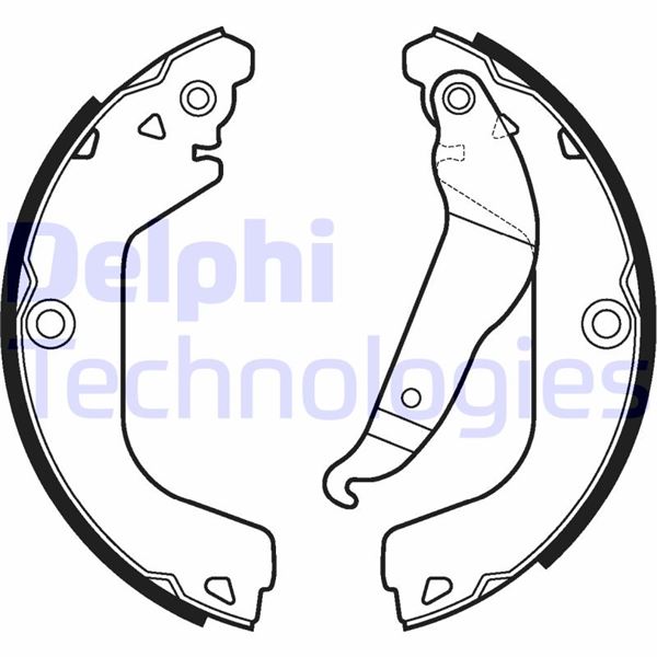 DELPHI LS2123 Fren Sistemleri Fren Pabucu - CHEVROLET CRUZE (J300) uyumlu