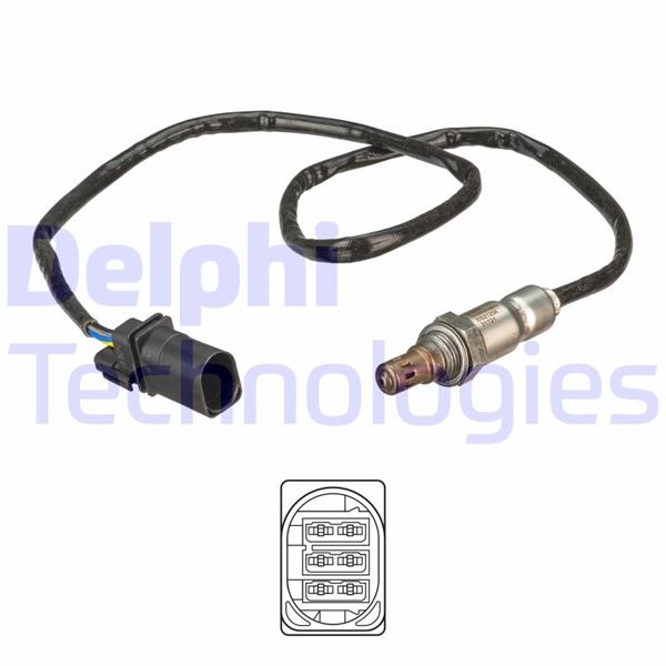 DELPHI ES21204-12B1 Emme & Egzoz Sistemi Egzoz Sensörleri - VW TRANSPORTER T6 / CARAVELLE T6 Minibüs/Otobüs (SGB, SGJ, SHB, uyumlu