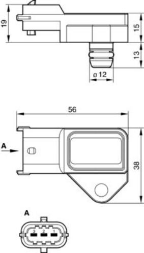 BOSCH 0 281 002 487 Emme & Egzoz Sistemi Egzoz Sensörleri - OPEL ASTRA H Kombi van (L70) uyumlu