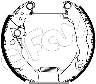 CIFAM 151-410 Fren Sistemleri Fren Pabucu - FORD FIESTA III (GFJ) uyumlu