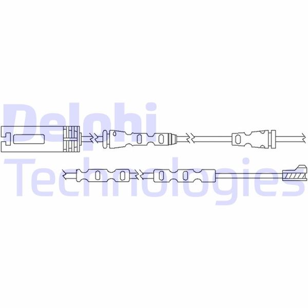 DELPHI LZ0215 Fren Sistemleri Aşınma Göstergesi - BMW X1 (E84) uyumlu