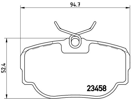 BREMBO P 44 009 Fren Sistemleri Fren Balatası - LAND ROVER RANGE ROVER II (P38A) uyumlu